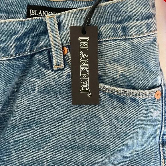 BlankNYC the warren overlap denim shorts - Picture 6 of 11